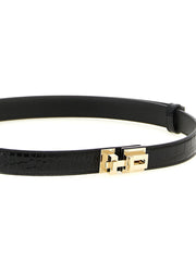 Tom Ford Black Calfskin Regular Belt - M