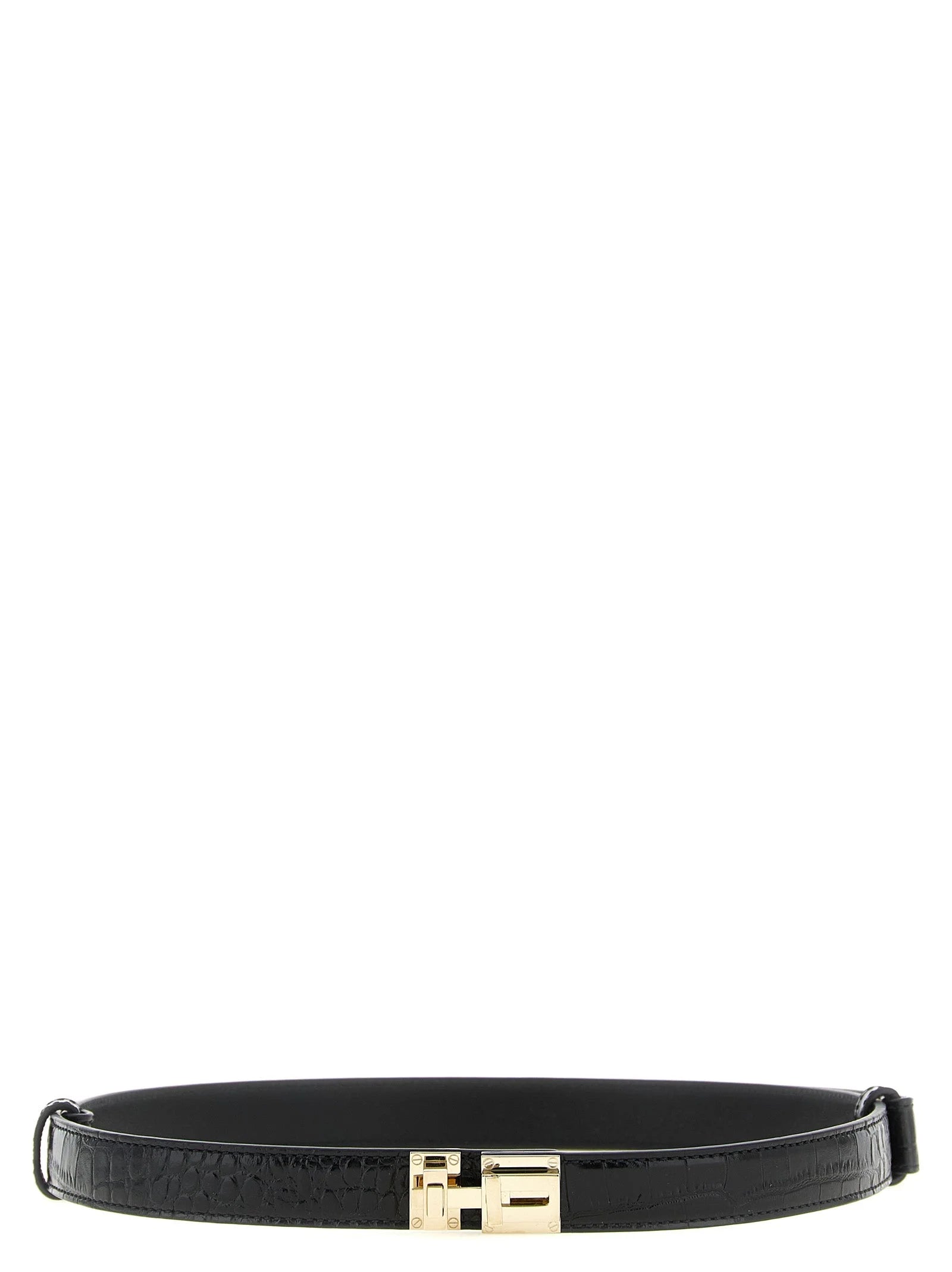 Tom Ford Black Calfskin Regular Belt - M