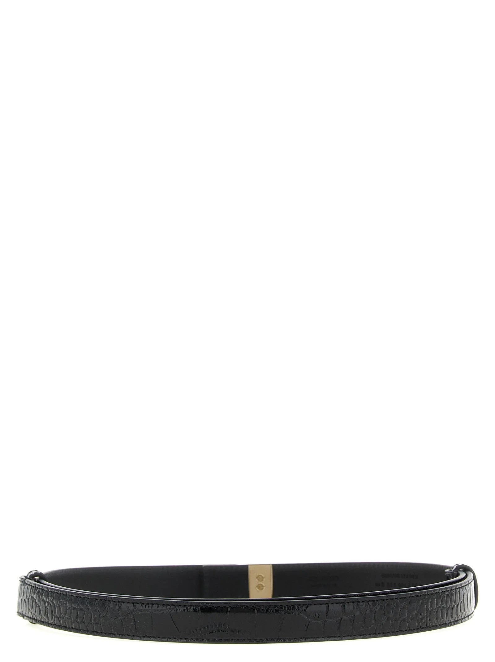 Tom Ford Black Calfskin Regular Belt - M