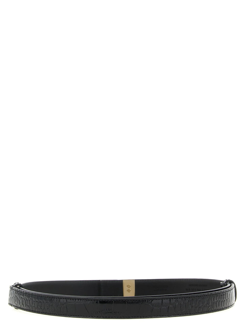 Tom Ford Black Calfskin Regular Belt - M