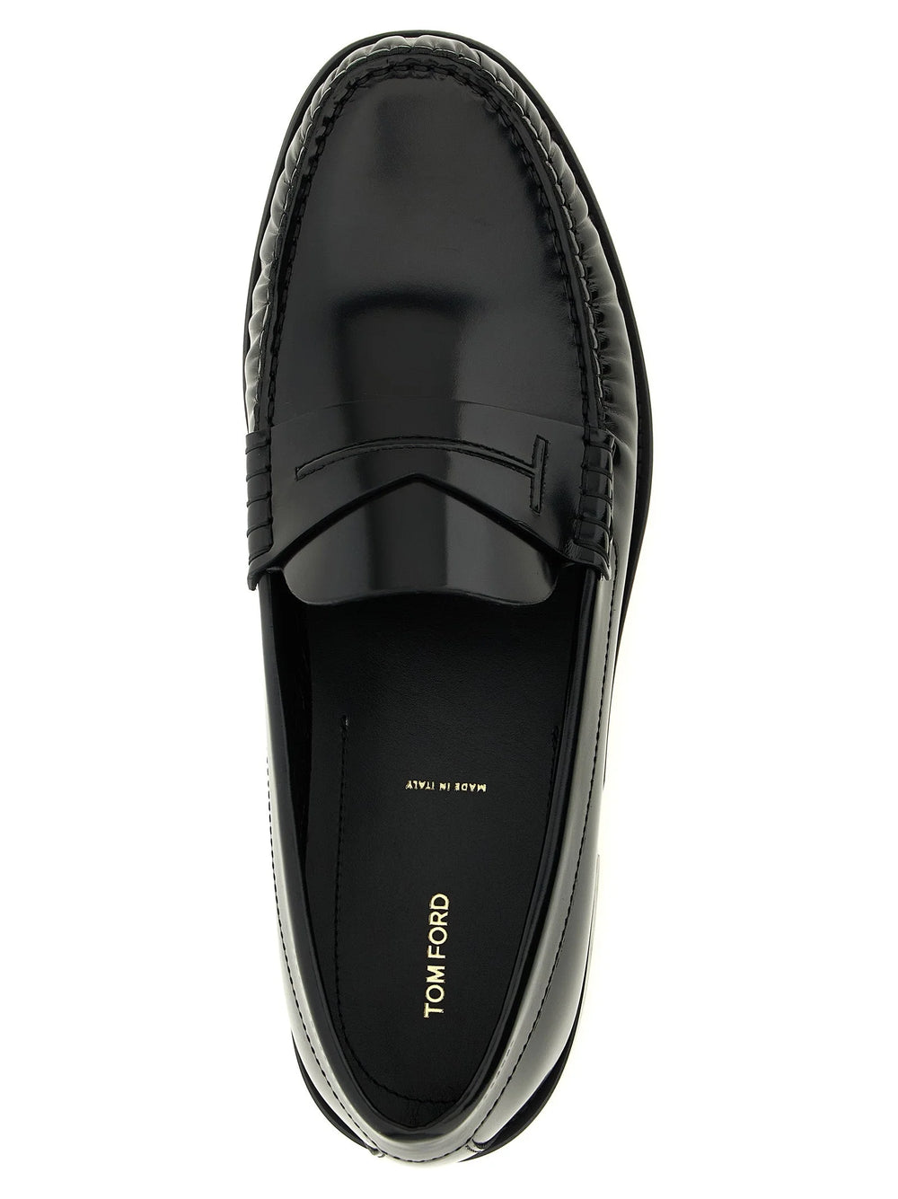 Tom Ford Black Calfskin Slip-On Loafers - EU 42 | US 9