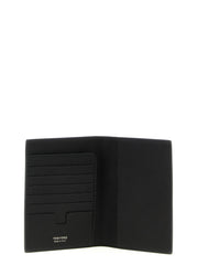 Cartera negra de piel de becerro Tom Ford