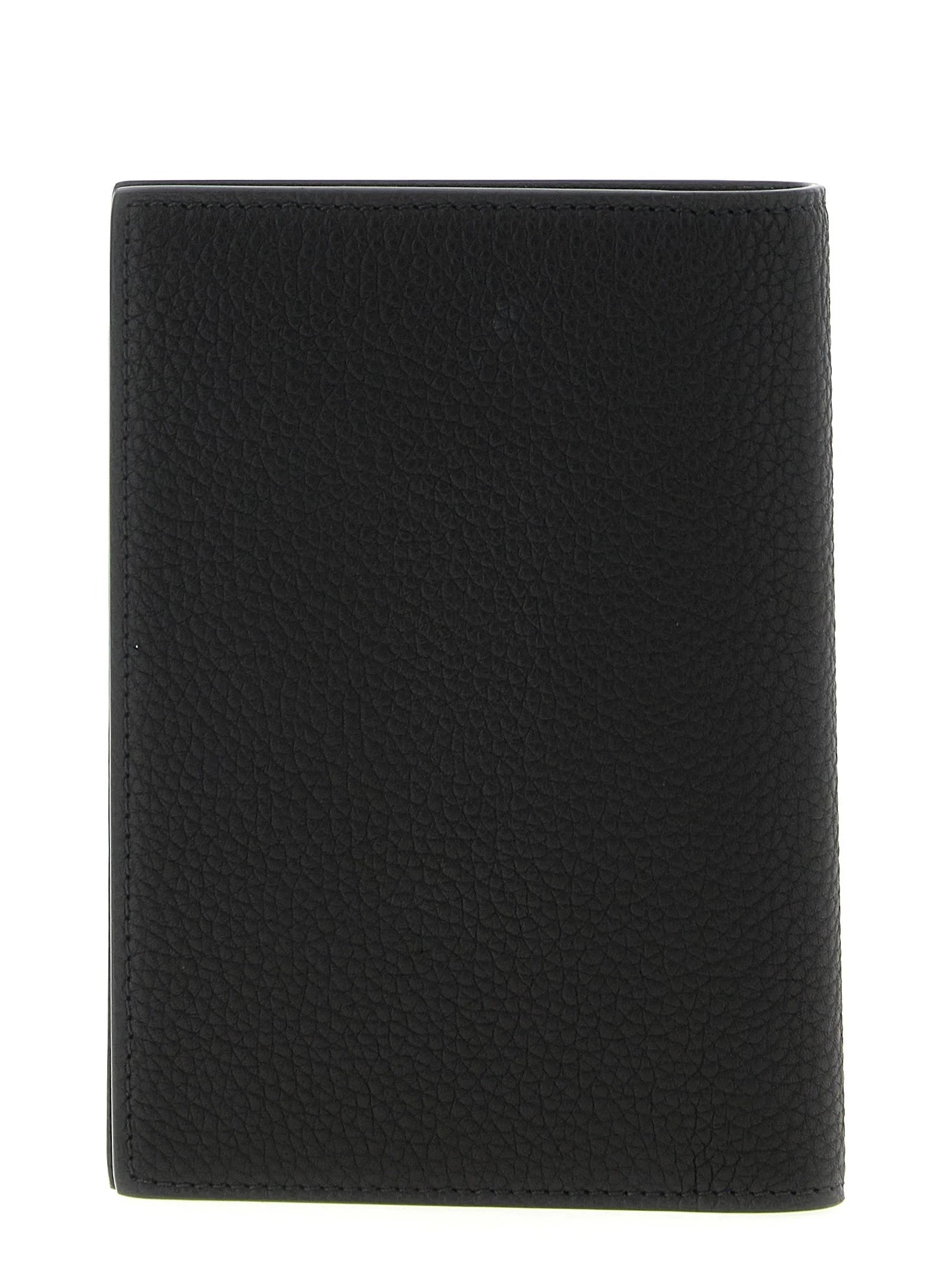Cartera negra de piel de becerro Tom Ford