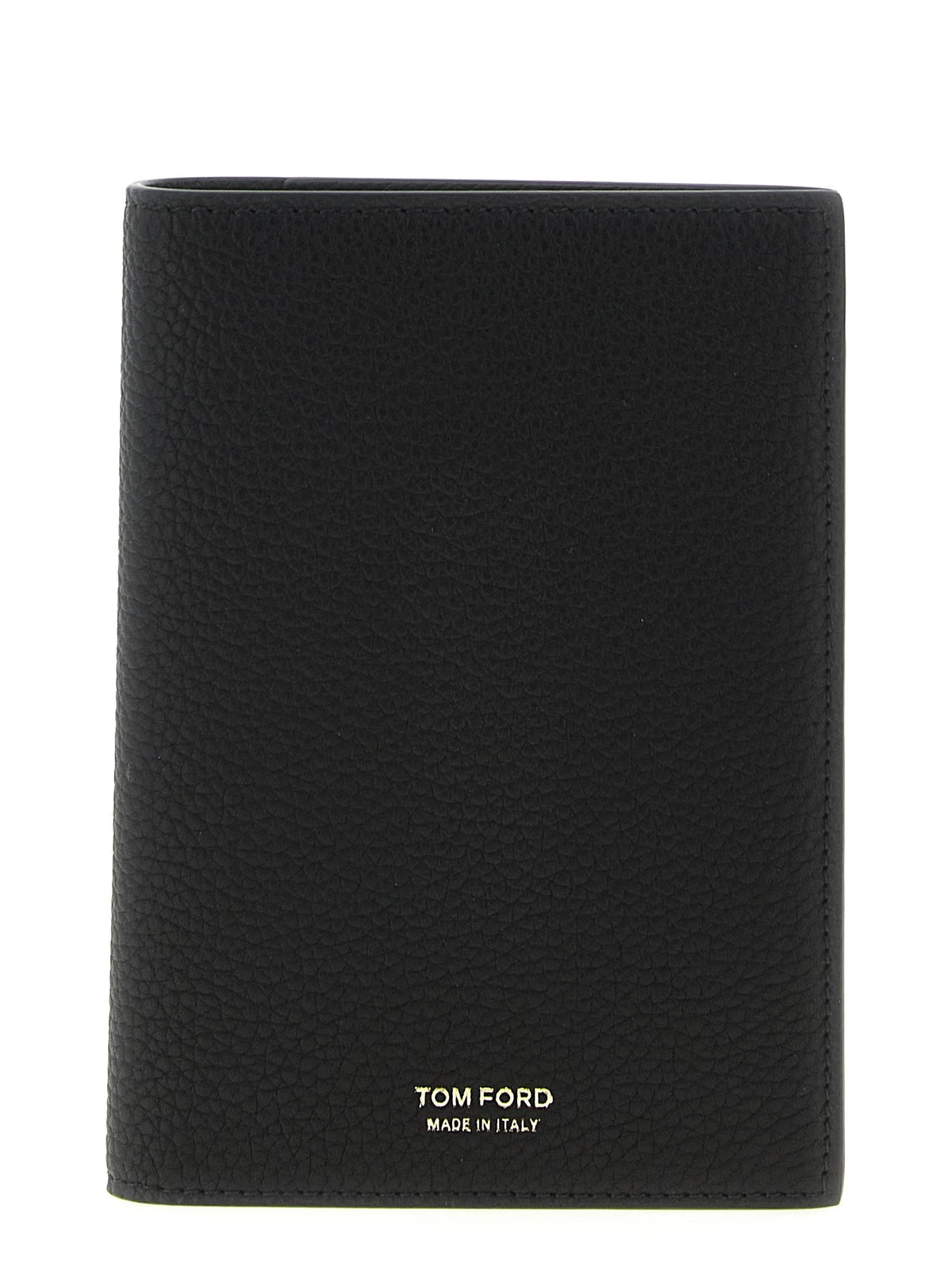 Cartera negra de piel de becerro Tom Ford