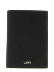Cartera negra de piel de becerro Tom Ford