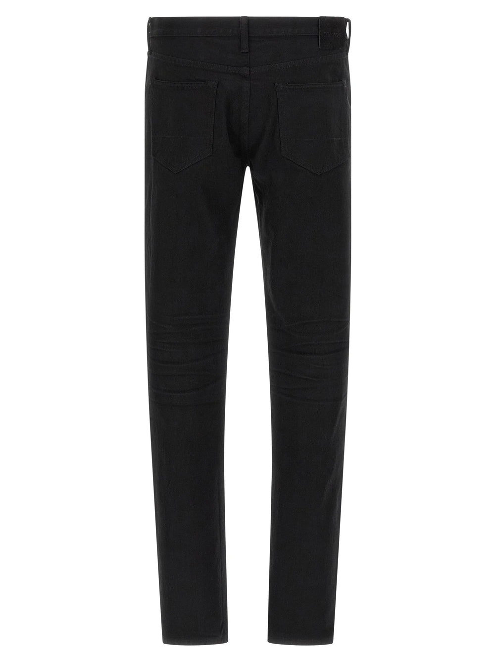 Tom Ford Black Cotton Straight-Leg Jeans