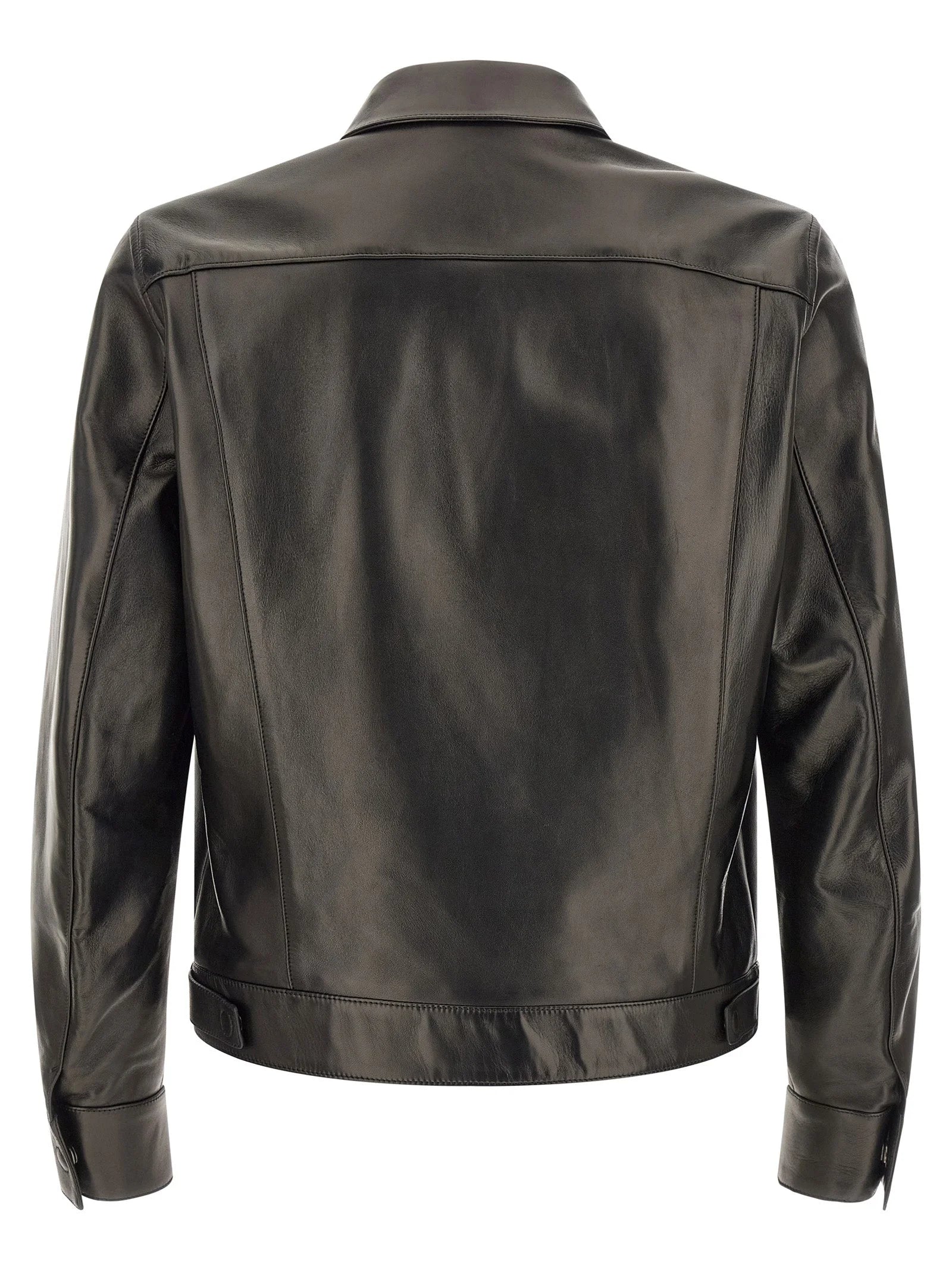 Tom Ford Black Lamb Leather Leather Jacket