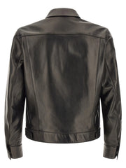 Tom Ford Black Lamb Leather Leather Jacket