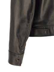 Tom Ford Black Lamb Leather Leather Jacket