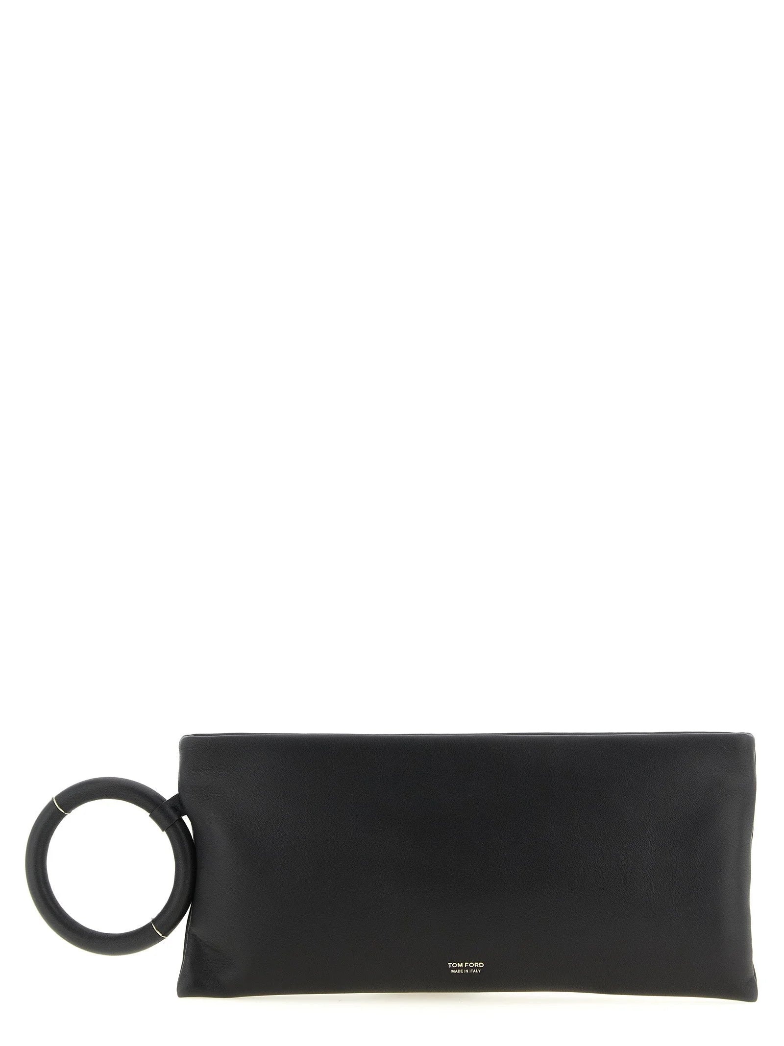 Tom Ford Black Lambskin Clutch Bag