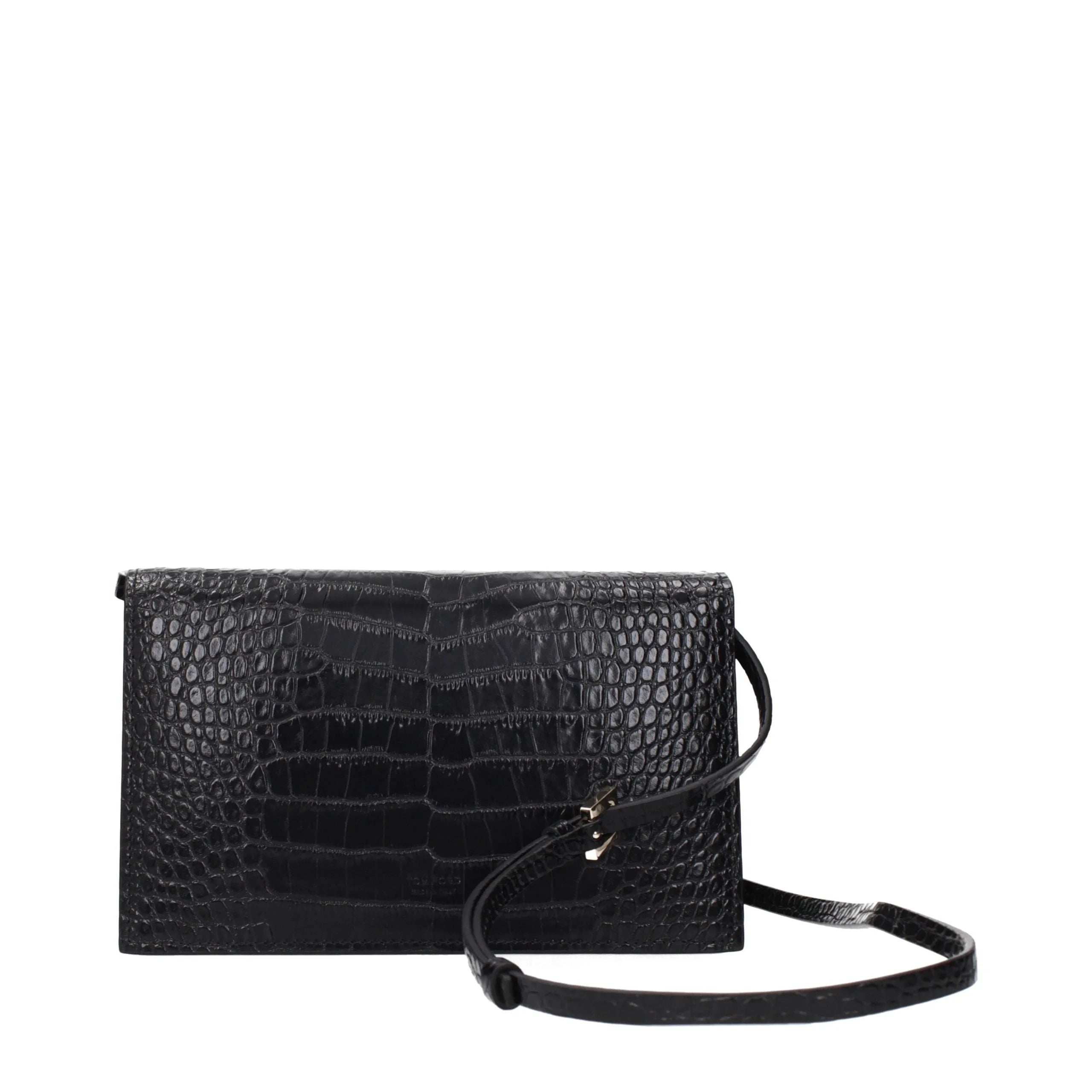 Tom Ford Black Leather Clutch Bag
