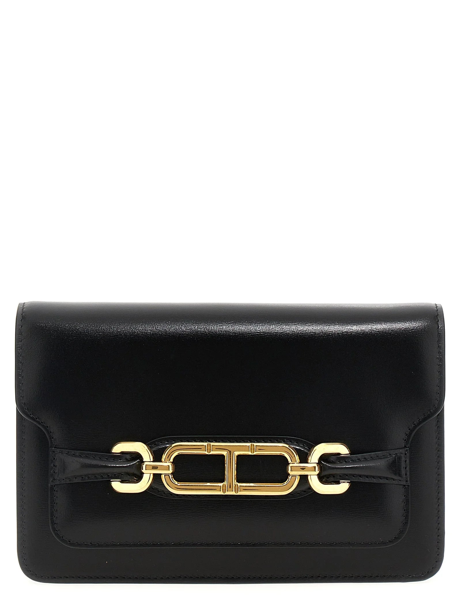Tom Ford Black Leather Crossbody Bag