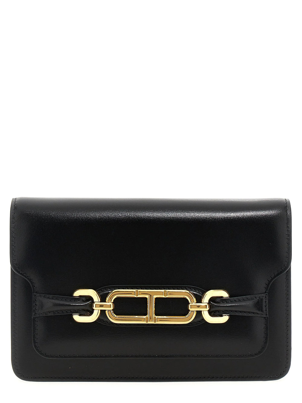 Tom Ford Black Leather Crossbody Bag