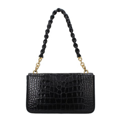 Tom Ford Black Leather Shoulder Bag