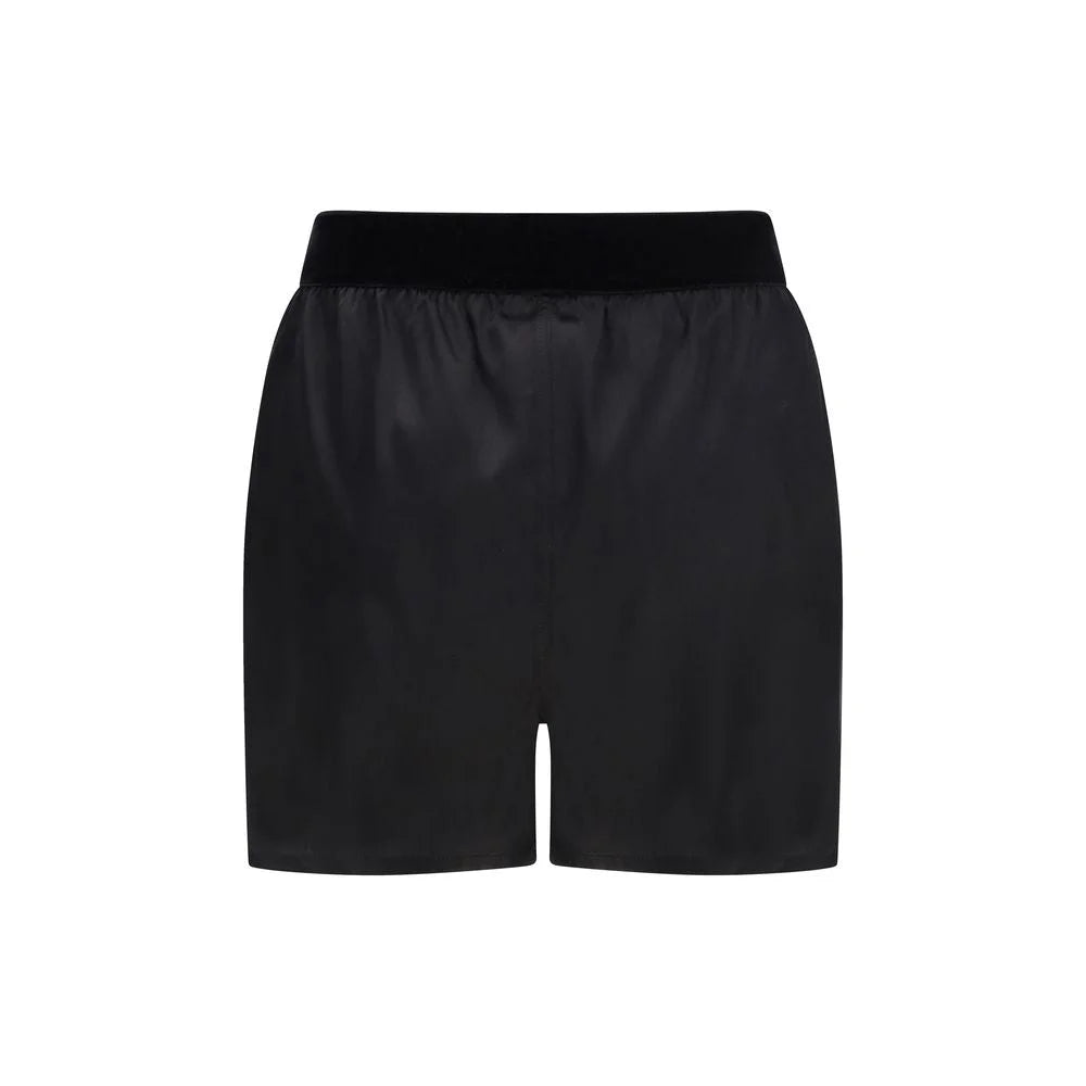 Tom Ford Black Silk Bermuda Shorts