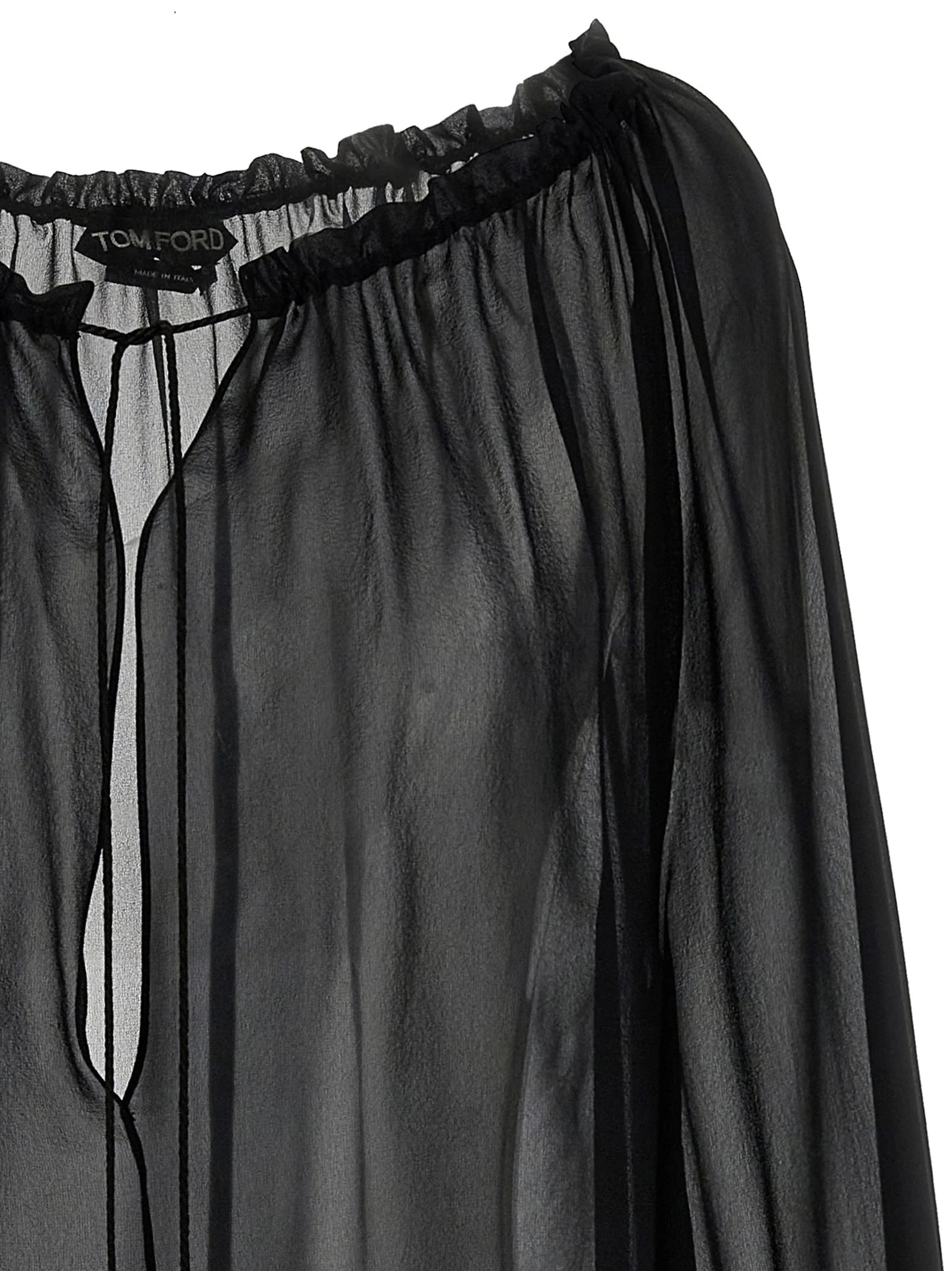 Tom Ford Black Silk Blouse - IT36 | S