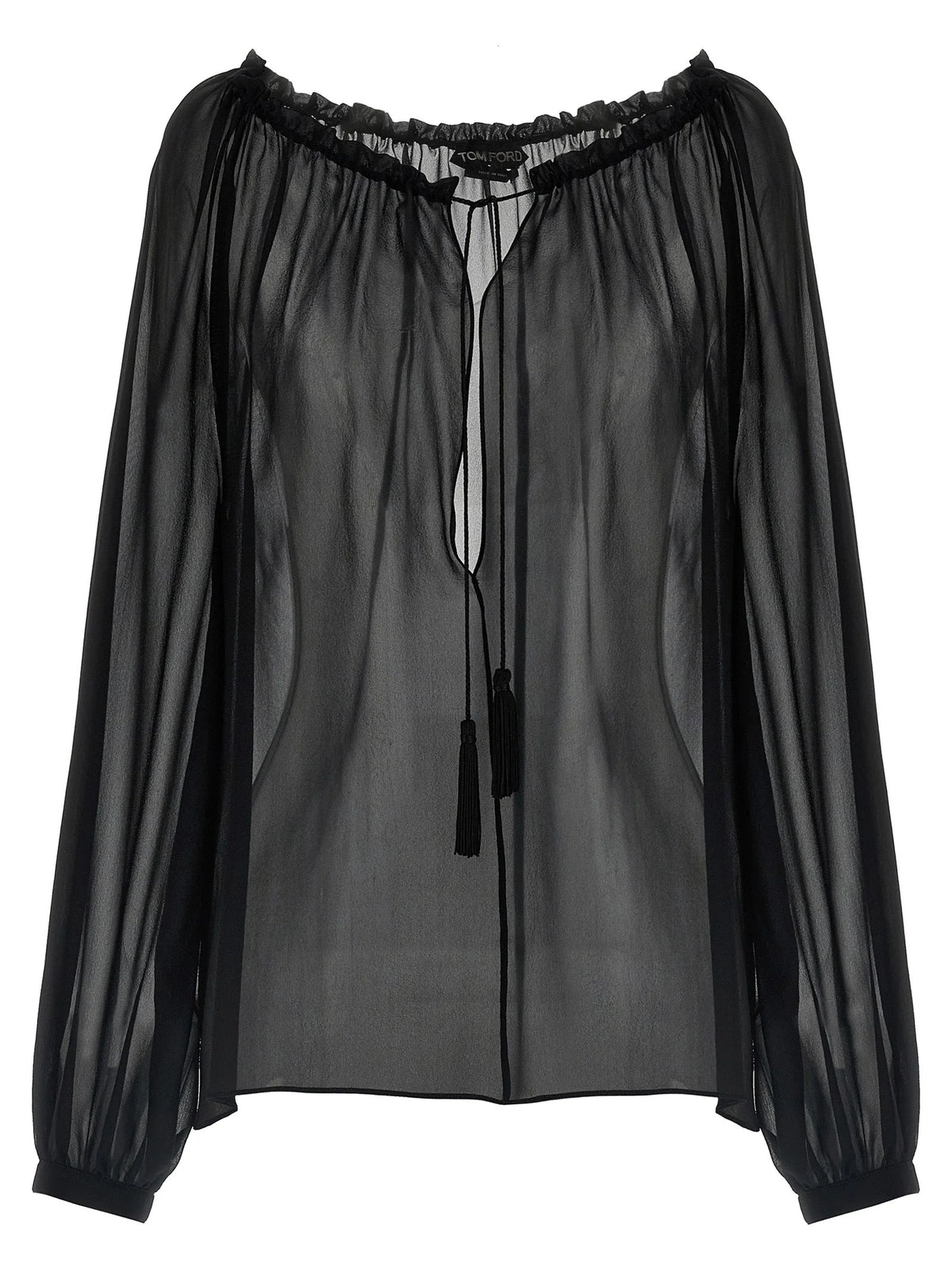 Tom Ford Black Silk Blouse - IT36 | S