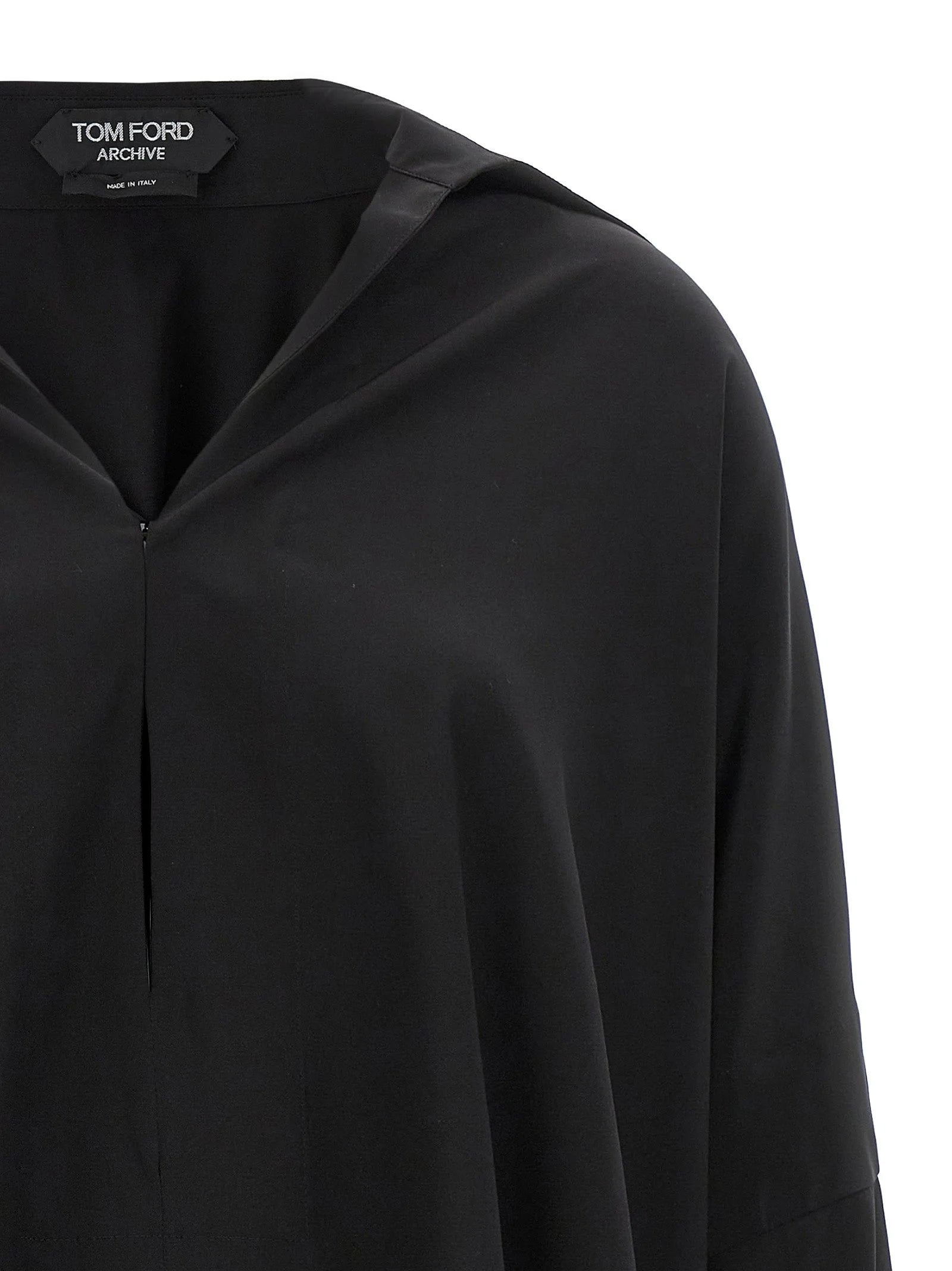 Tom Ford Black Silk Blouse - IT36 | S