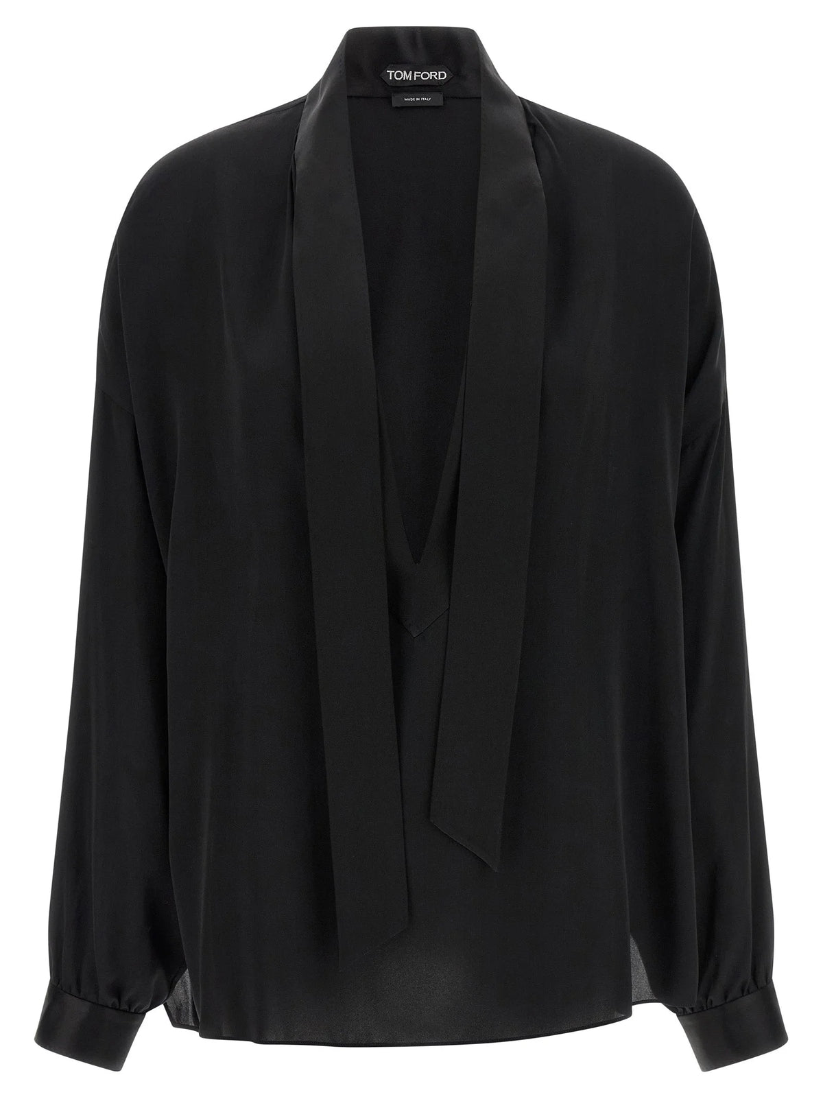 Tom Ford Black Silk Blouse - IT38