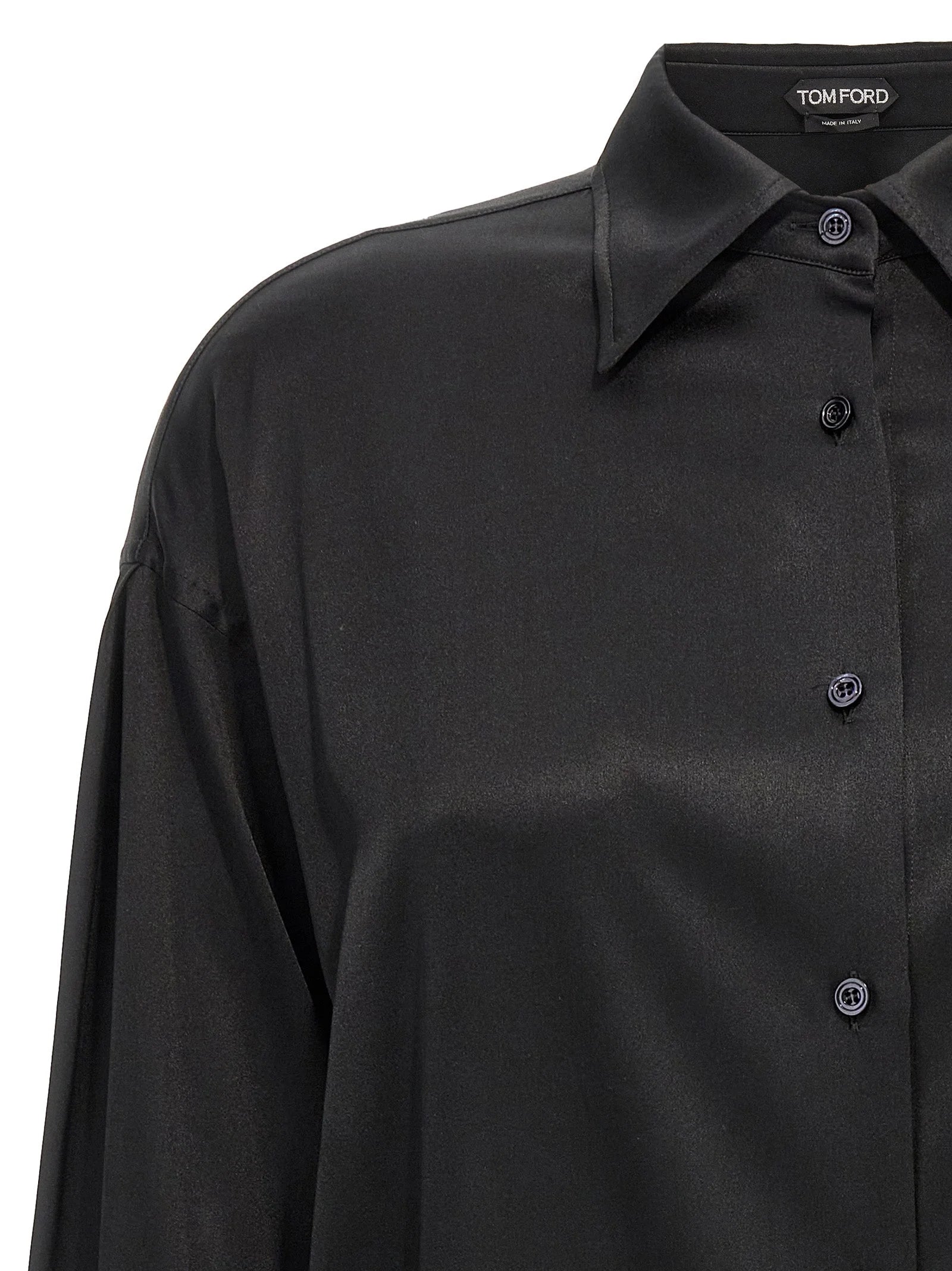 Tom Ford Black Silk Blouse - IT44