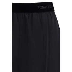 Tom Ford Black Silk Casual Pants