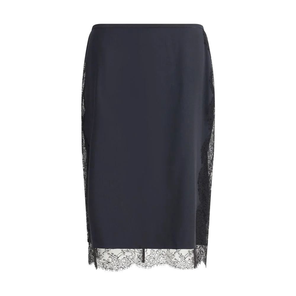 Tom Ford Black Silk Midi Skirt - IT42 | L