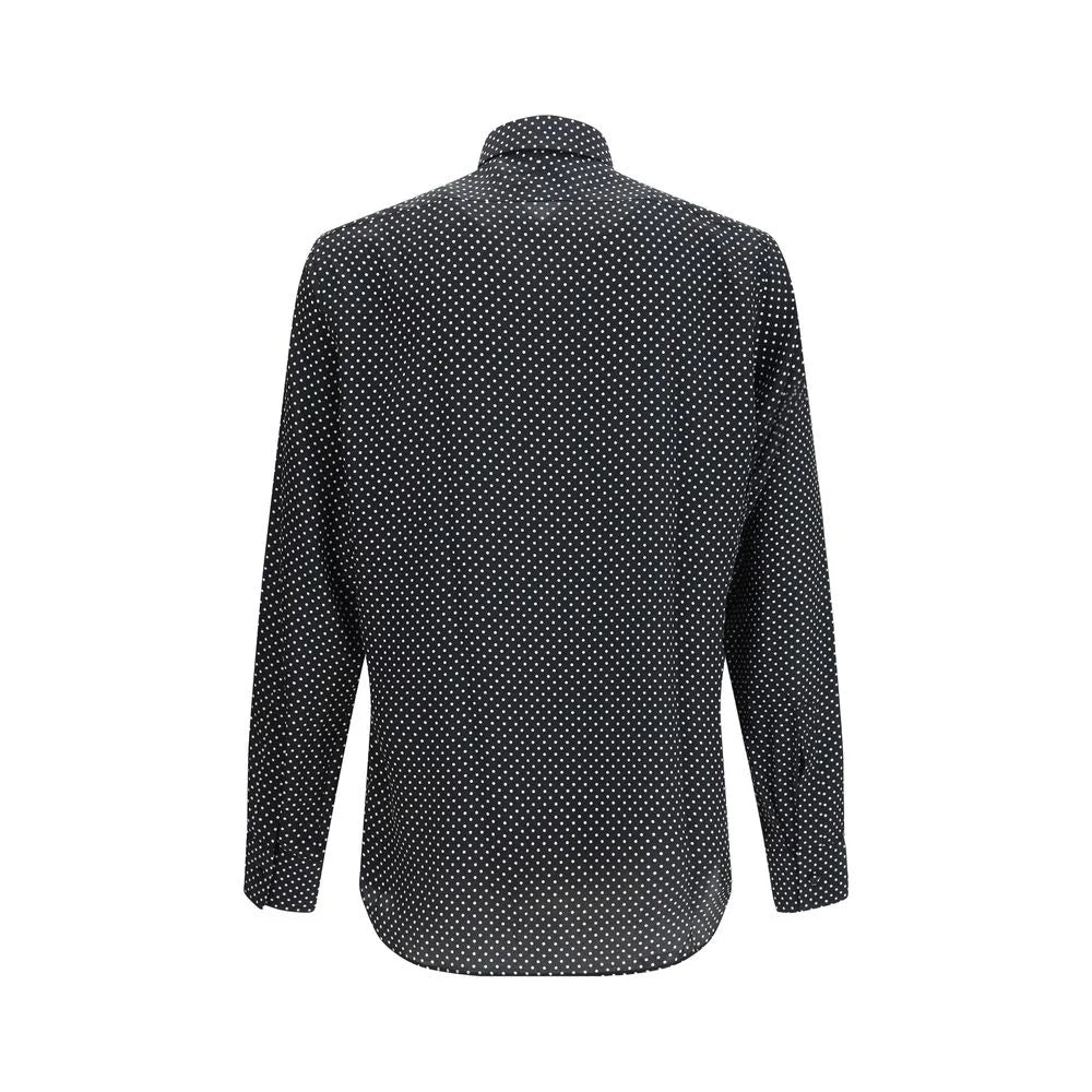 Tom Ford Fekete Selyem Mintás Ing