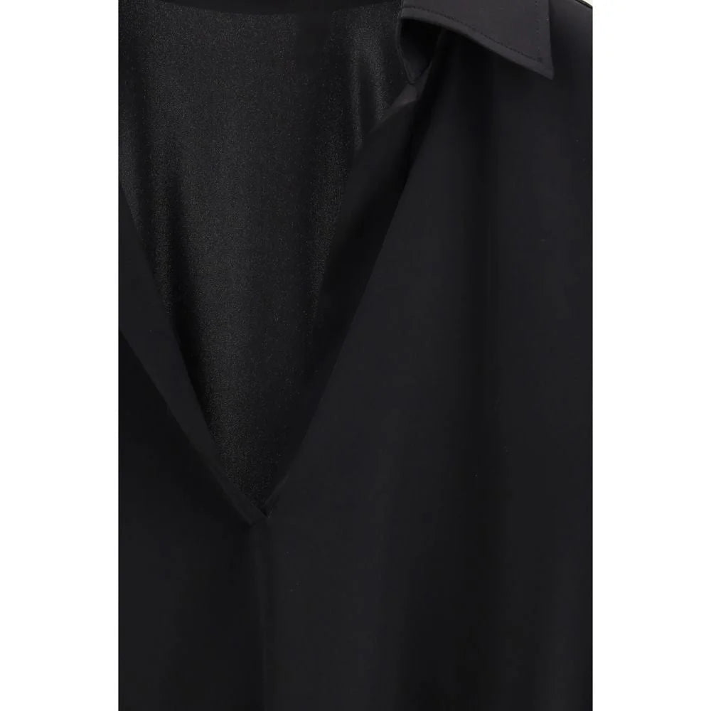 Tom Ford Black Silk Polo Shirt