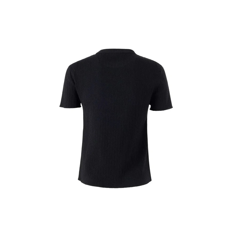 Tom Ford Black Silk T-Shirt - T-Shirts