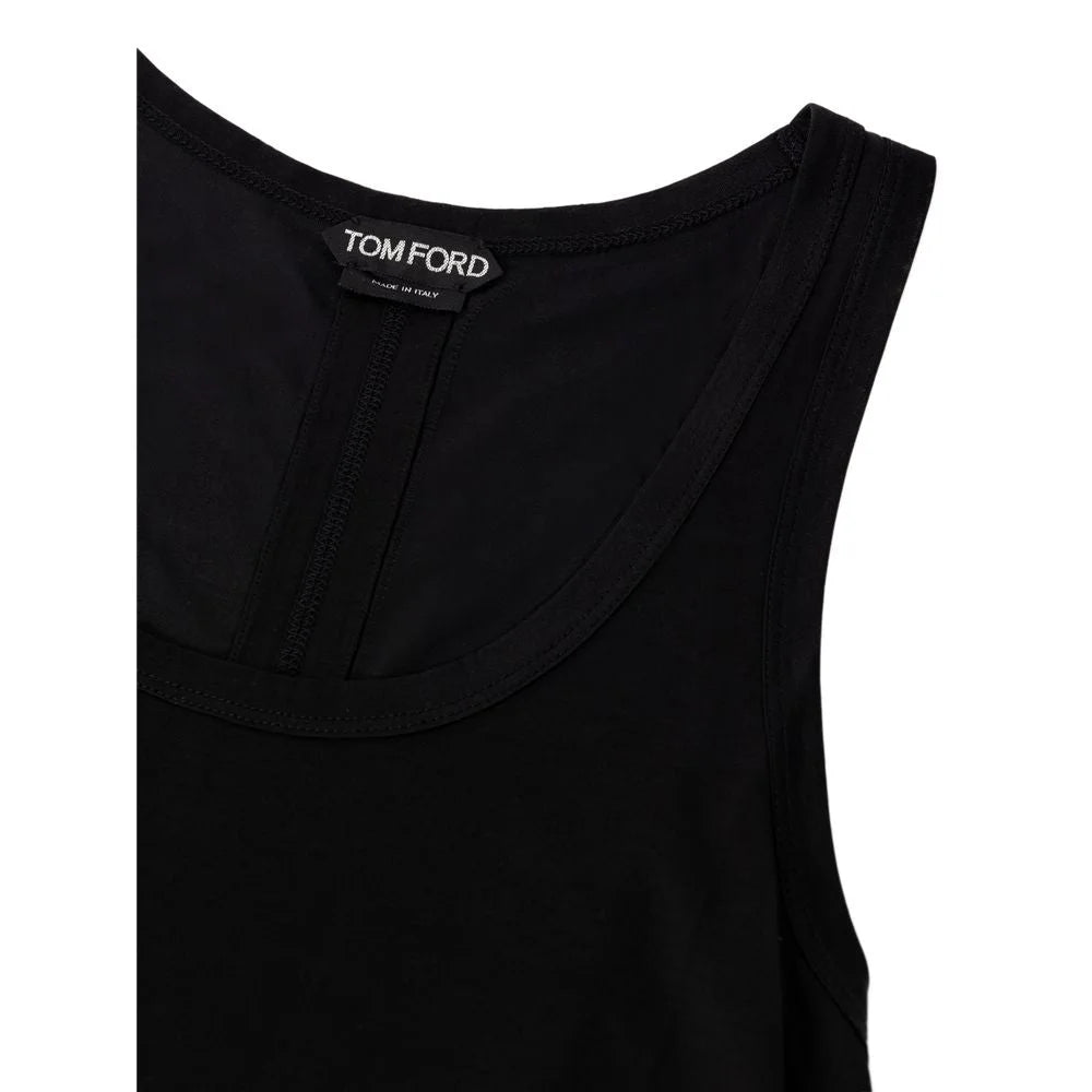 Tom Ford Black Silk Tank Top - 36 - Tank Tops