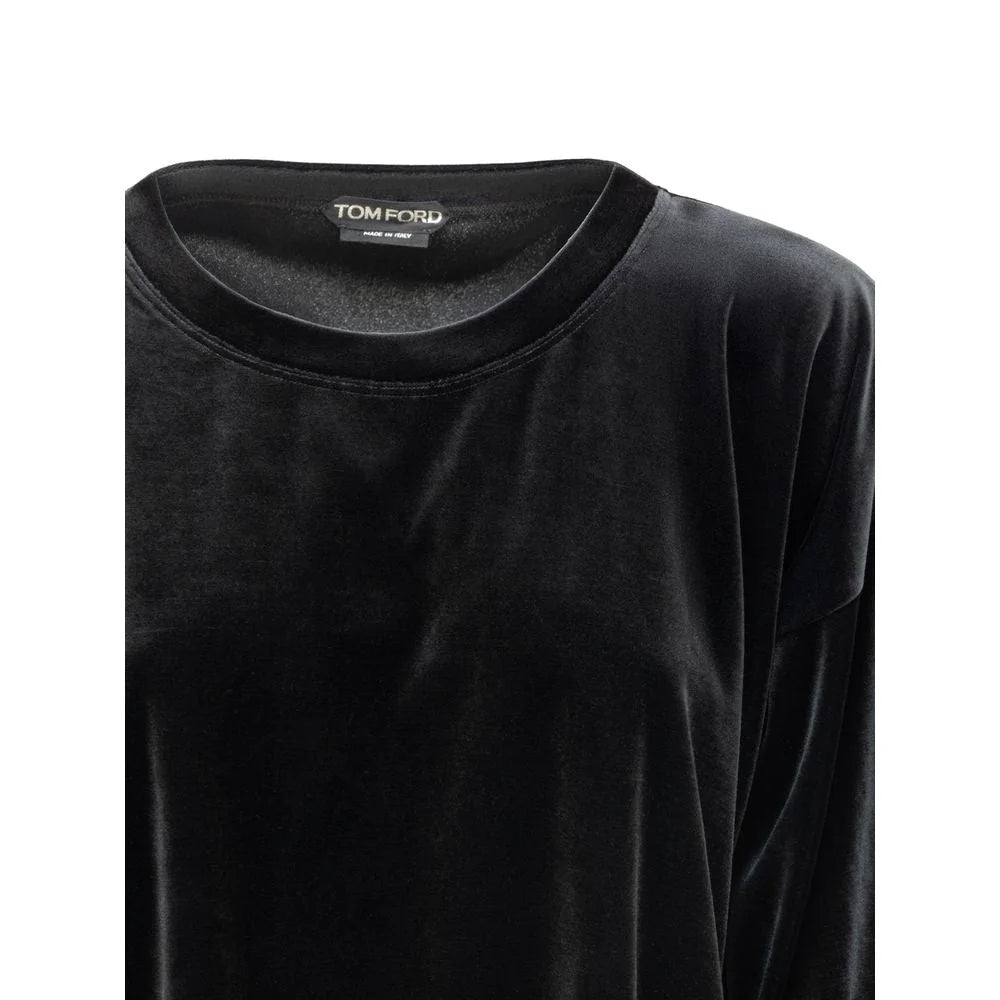 Tom Ford Black Synthetic Shirt - IT42|M - Sweaters