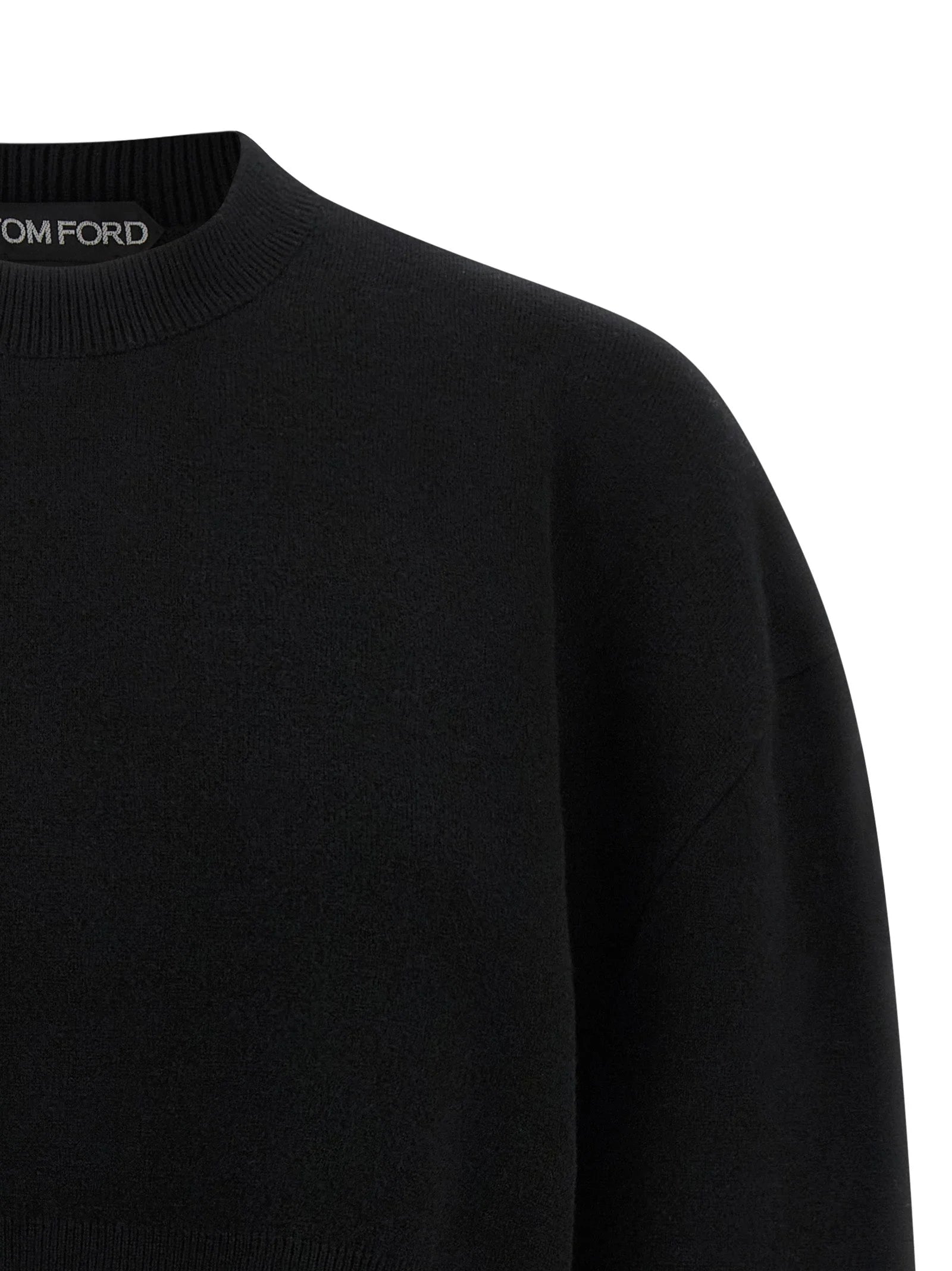 Tom Ford Black Virgin Wool Cardigan