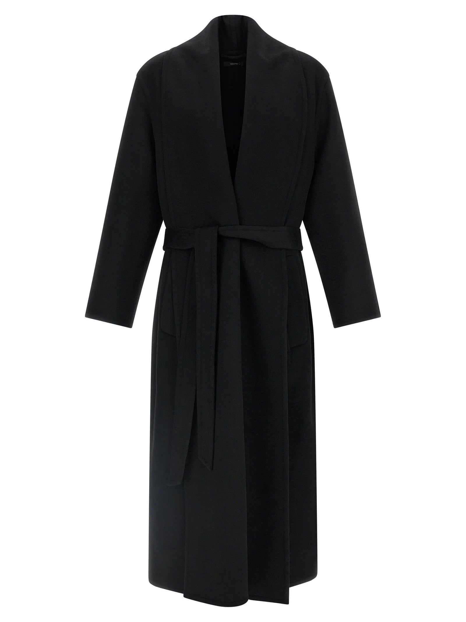 Tom Ford Black Virgin Wool Coat - 48 | M