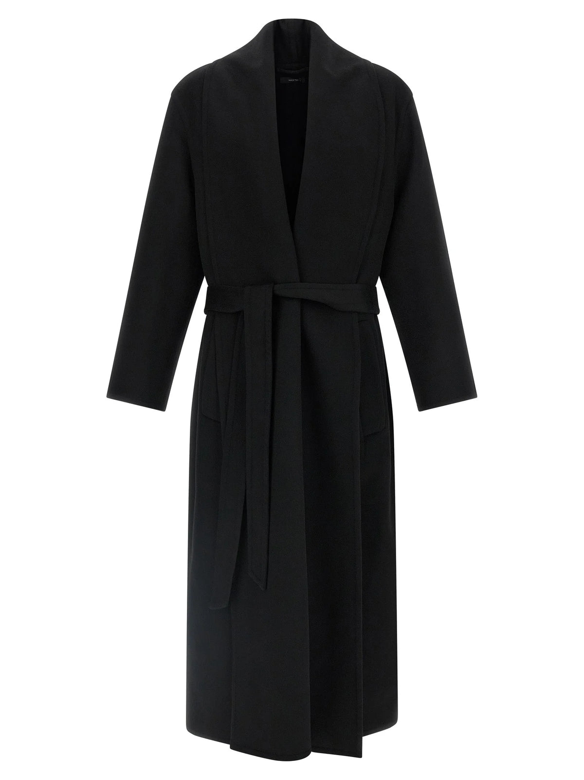 Tom Ford Black Virgin Wool Coat - 48 | M
