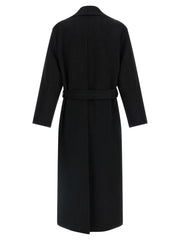 Tom Ford Black Virgin Wool Coat - 48 | M