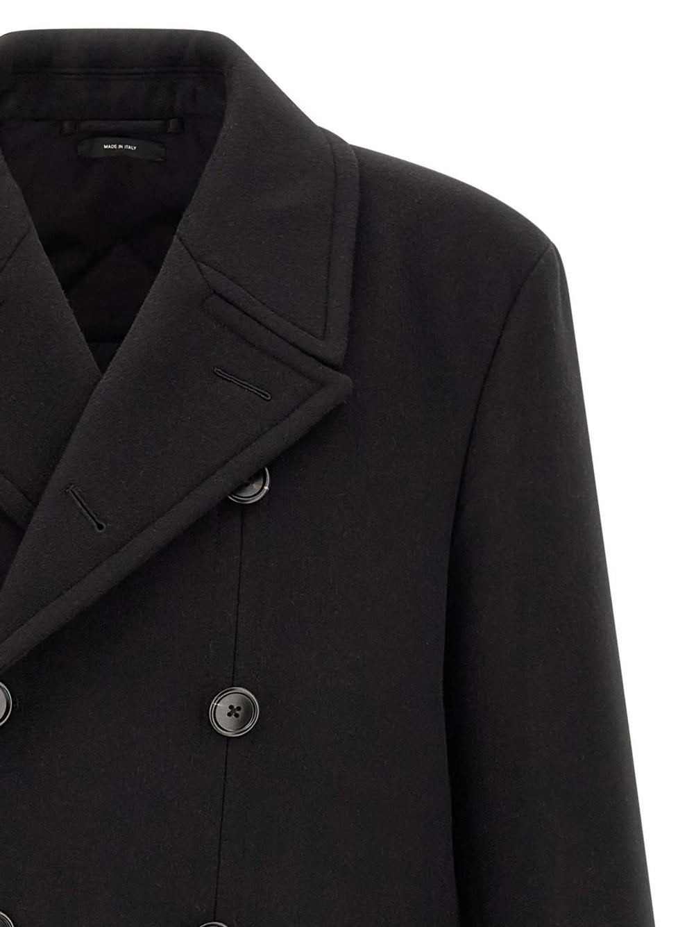 Tom Ford Black Virgin Wool Coat - IT50 | L