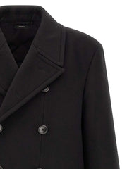 Tom Ford Black Virgin Wool Coat - IT50 | L