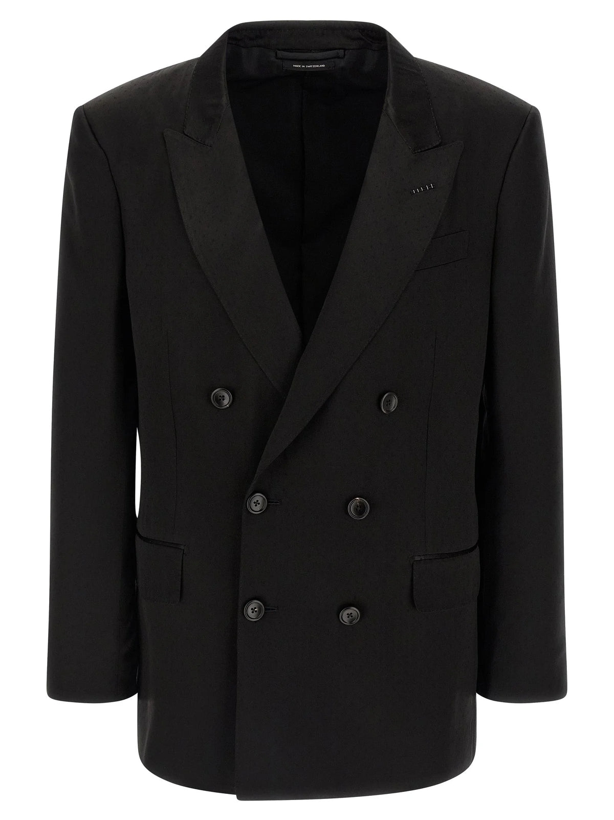 Tom Ford Black Viscose Blazer - XXL
