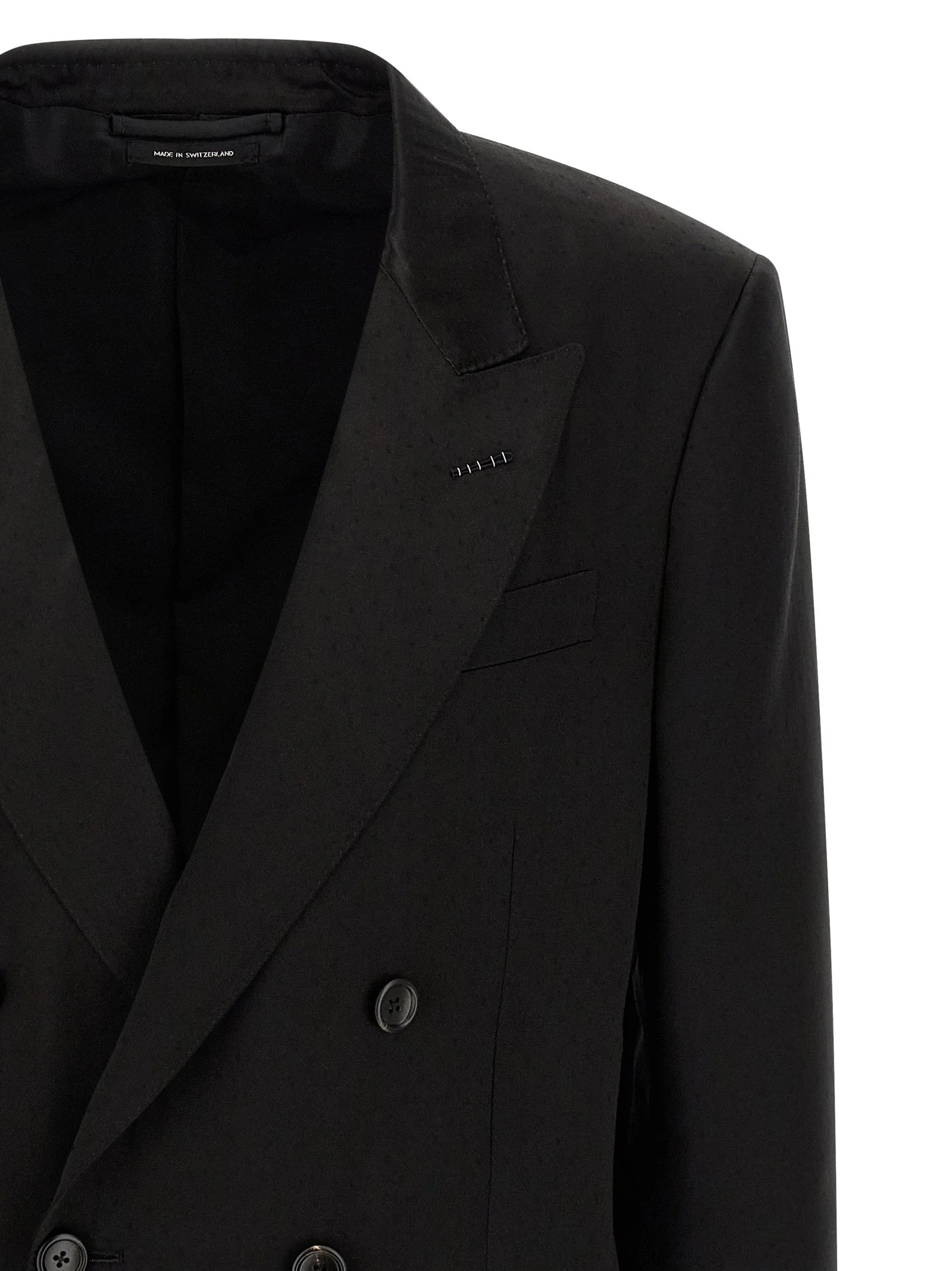 Tom Ford Black Viscose Blazer - XXL