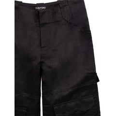 Tom Ford Black Viscose Cargo Pant - IT38|XS