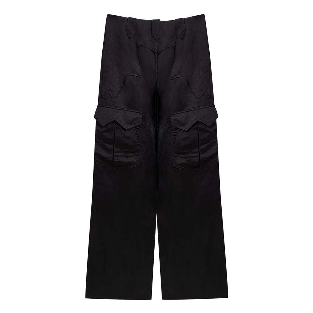 Tom Ford Black Viscose Cargo Pant - IT38|XS
