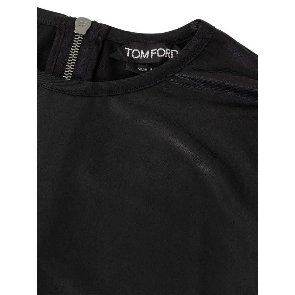 Tom Ford Black Viscose Long Sleeve - Sweaters
