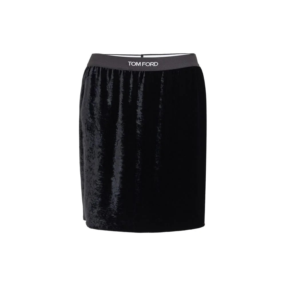 Tom Ford Black Viscose Mini - IT38|XS - Skirts