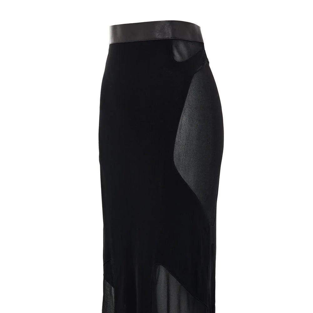 Tom Ford Black Viscose Skirt - IT38|XS
