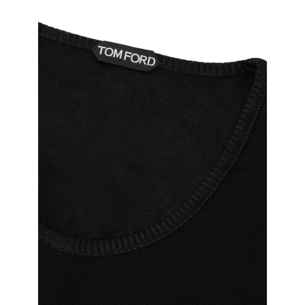 Tom Ford Black Viscose Tank Top - IT52 | XXL - Tank Tops