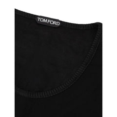Tom Ford Black Viscose Tank Top - IT52 | XXL - Tank Tops