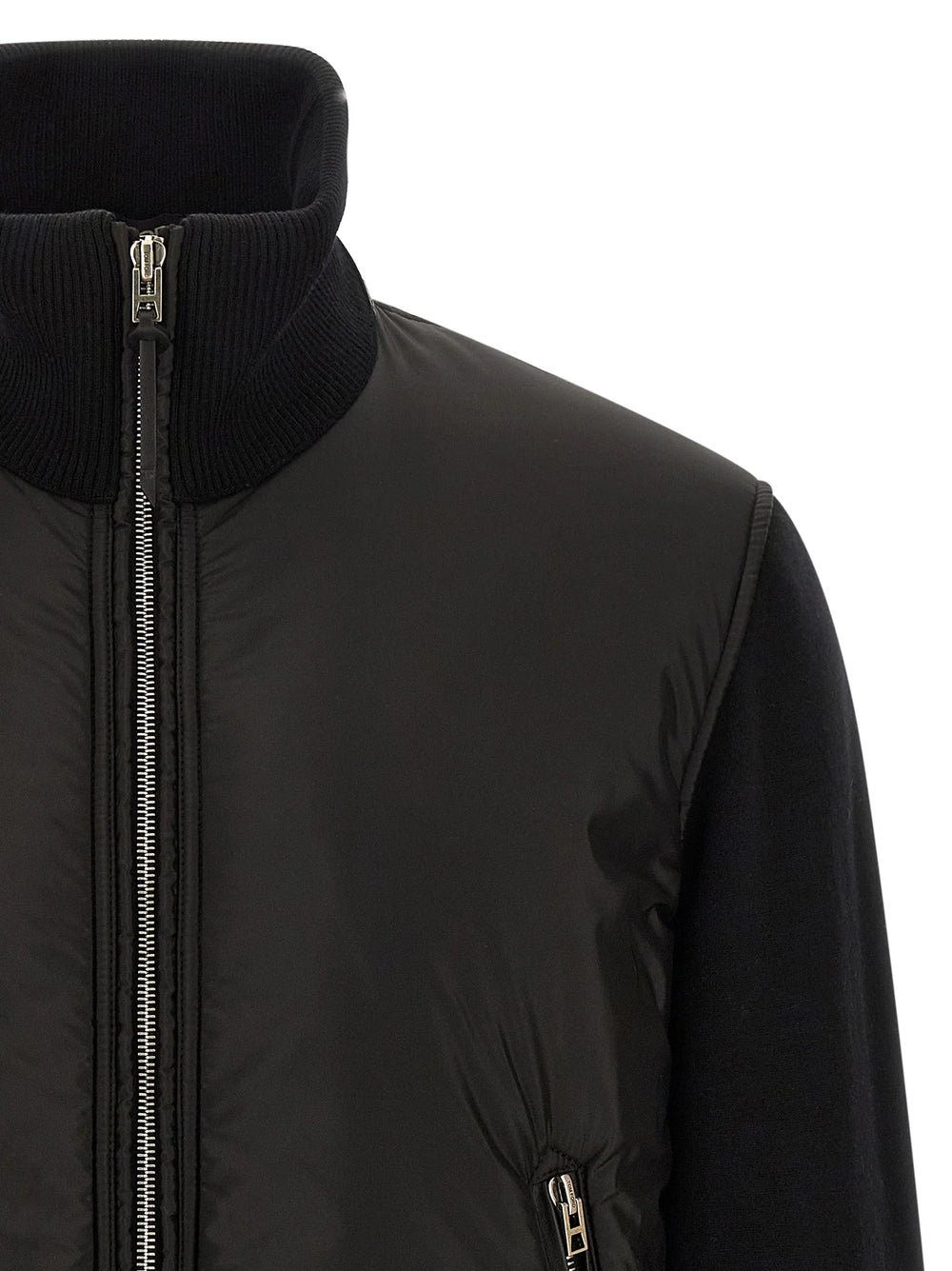 Tom Ford Black Wool Bomber