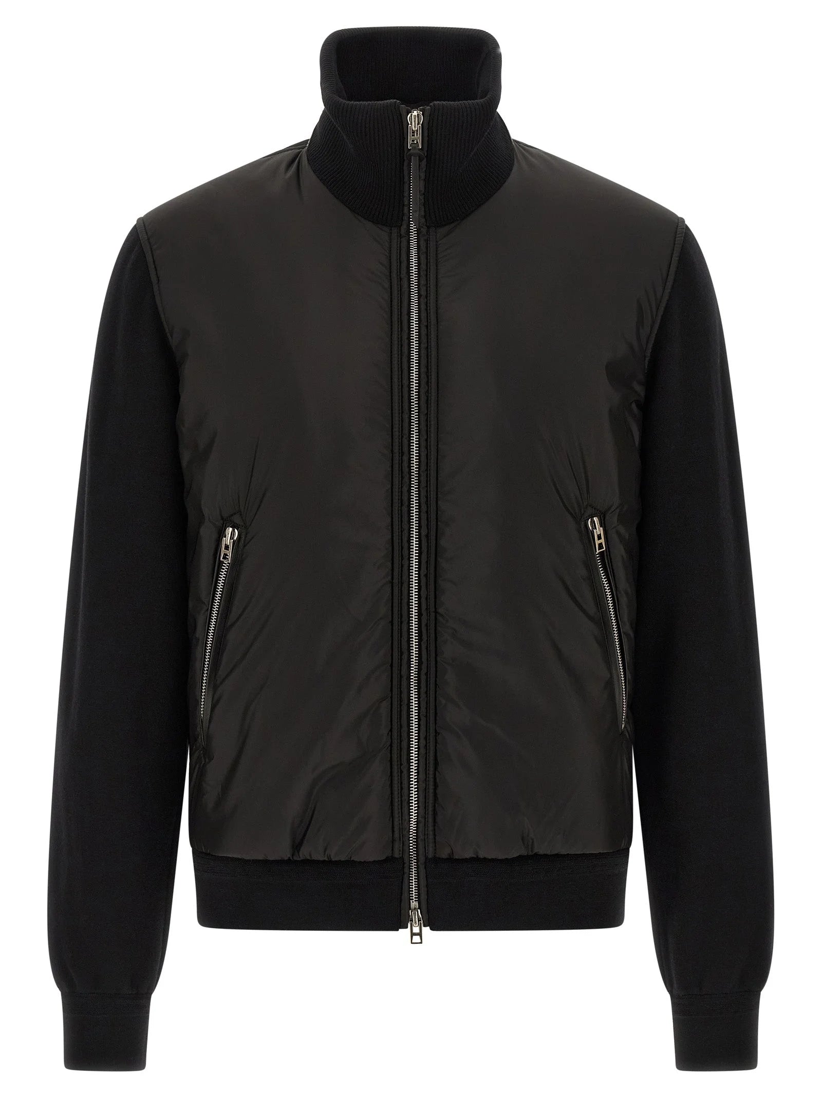 Tom Ford Black Wool Bomber