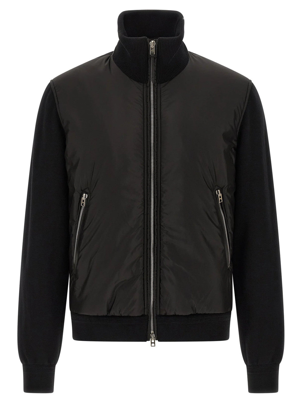 Tom Ford Black Wool Bomber