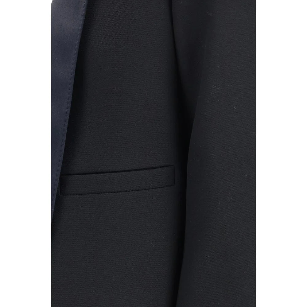 Tom Ford Černý vlněný kabát po kolena - IT38 | S